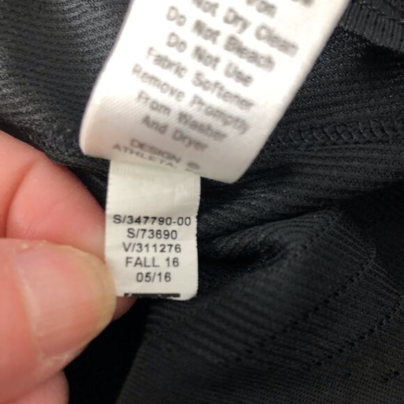 Athleta Top Black Long Sleeve Women’s Small - Picture 6 of 6